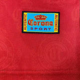 1996/1997 Deportivo Toluca Home Red Retro Long Sleeve Soccer Jersey 托卢卡