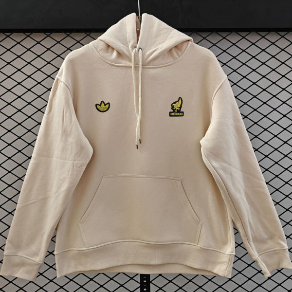 2026/27 Mexico Khaki Retro Style Hoody 小绣花 卡其色