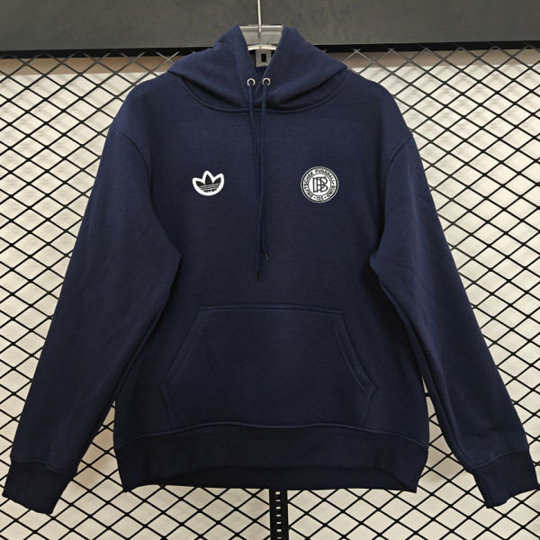 2026/27 Germany Royal Blue Retro Style Hoody 小绣花 宝蓝色