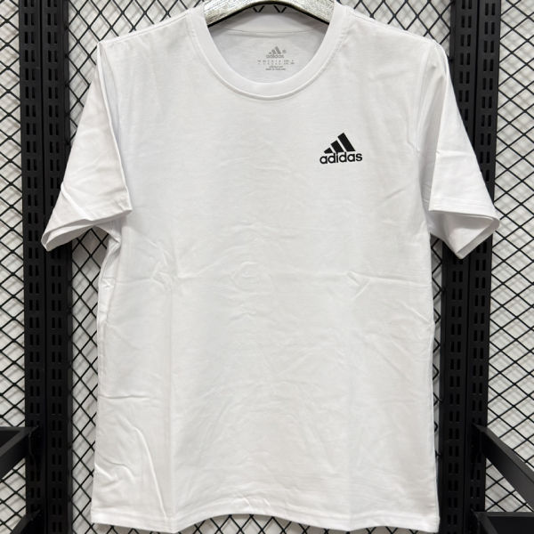 2026/27 AD White Casual Pure Cotton T-Shirt   T285 AD左上