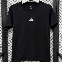 2026/27 AD Black Casual Pure Cotton T-Shirt  T284 AD中间