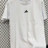 2026/27 AD White Casual Pure Cotton T-Shirt   T284 AD中间