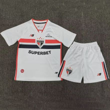2026/27 Sao Paulo Home Kids Soccer Jersey