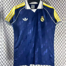 2026/27 RM Special Edition Royal Blue Retro Style Fans Soccer Jersey 黄三边