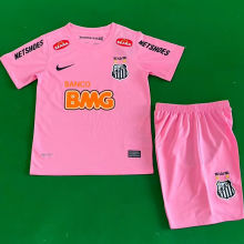 2012/13 Santos Pink Retro Kids Soccer Jersey