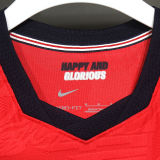 2026/27 England Away Red Player Version Long Sleeve Soccer Jersey