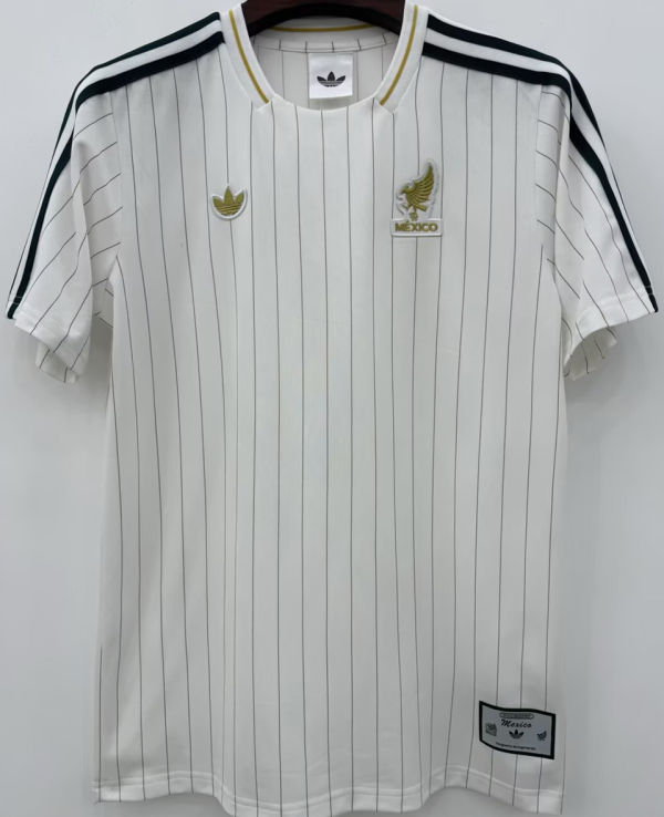 2026/27 Mexico White Retro Style Training Jersey