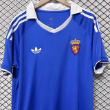 2026/27 Zaragoza Blue Retro Style Soccer Jersey