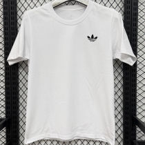 2026/27 AD White Casual Pure Cotton T-Shirt   T290 三叶草