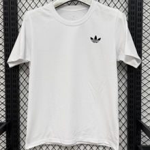 2026/27 AD White Casual Pure Cotton T-Shirt   T290 三叶草