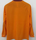 2026/27 Roma Orange Retro Style Fans Long Sleeve Soccer Jersey