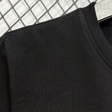 2026/27 AD Black Casual Pure Cotton T-Shirt  T290 三叶草