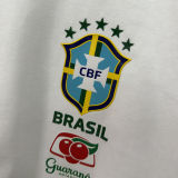 2026/27 Brazil White Casual Pure Cotton T-Shirt