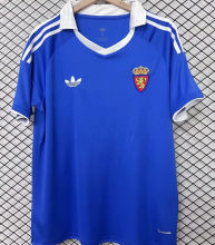 2026/27 Zaragoza Blue Retro Style Soccer Jersey