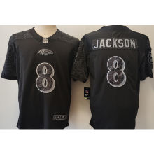 JACKSON #8 Men's Baltimore Ravens NFL Jersey 乌鸦