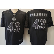 POLAMALU #43 Men's Pittsburgh Steelers NFL Jersey 钢人