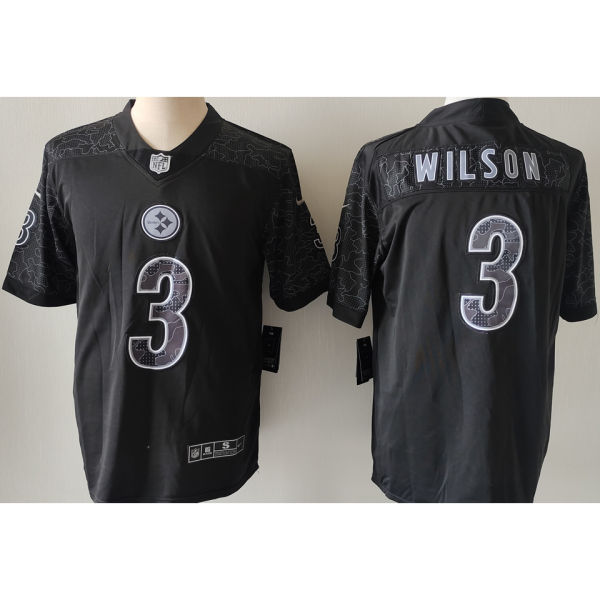 WILSON #3 Men's Pittsburgh Steelers NFL Jersey 钢人