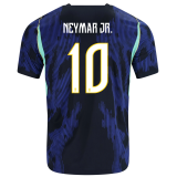 2026/27 Brazil Away Blue Player Version Long Sleeve Soccer Jersey