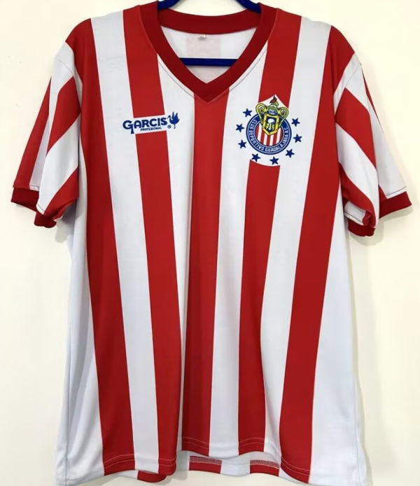 1982/1983 Chivas Home Red Retro Soccer Jersey