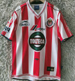 2001 Chivas Home Red White Retro Soccer Jersey