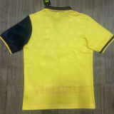 1998 Venezuela Away Yellow Retro Soccer Jersey