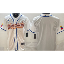 2026 WBC Venezuela White Baseball Jersey