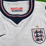 2026/27 England Home White Player Version Kids Jersey 球员版童装