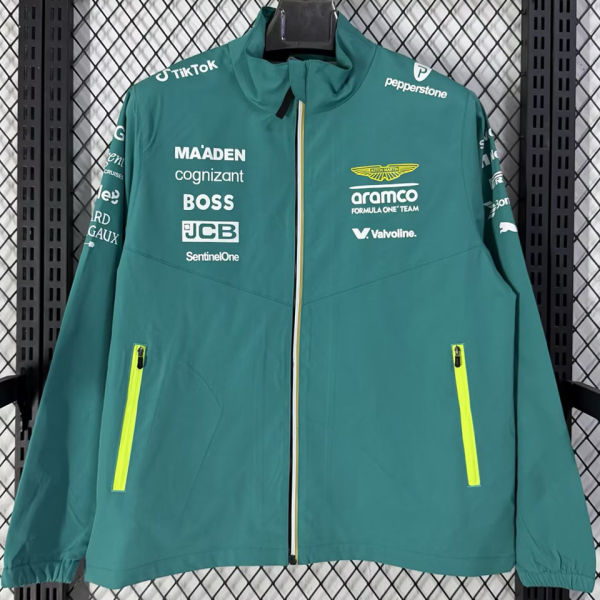 2026/27 Aston Martin F1 Green Windbreaker