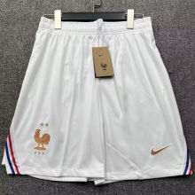 2026/27 France Home White Fans Shorts Pants