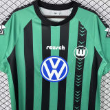 1994/1995 Wolfsburg Away Green Retro Jersey