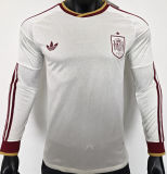 2026/27 Spain Away Player Version Long Sleeve Soccer Jersey