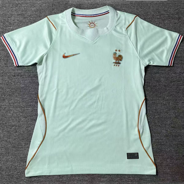 2026/27 France Away White Women Soccer Jersey  女