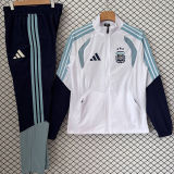 2026/27 Argentina White Windbreaker Jacket  （A Set）
