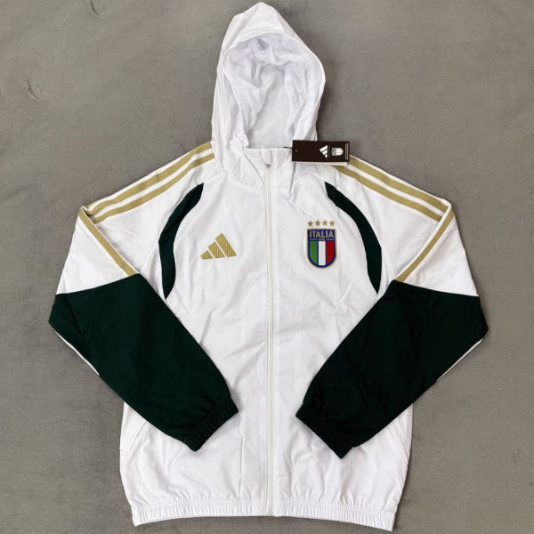 2026/27 Italy White Windbreaker