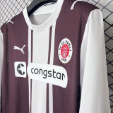 2026 ST Pauli Special Edition Fans Long Sleeve Soccer Jersey 圣保利