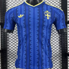 2026/27 Sweden Away Blue Player Version Soccer Jersey