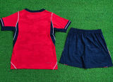 2026/27 England Away Red Player Version Kids Jersey 球员版童装