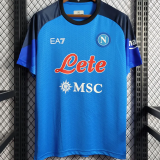 2022/23 Napoli Home Blue Fans Soccer Jersey