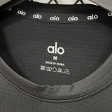 2026/27 alo Casual Quick Drying Training T-Shirt    A330 黑色