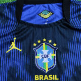 2026/27 Brazil Away Blue Player Version Kids Jersey 球员版童装