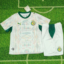2026/27 Senegal  Home White Kids Soccer Jersey