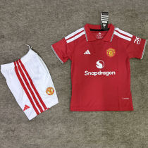 2026/27 M Utd Home Red Kids Soccer Jersey