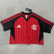 2026 Flamengo Red Women Baseball T-Shirt