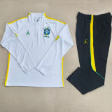 2026/27 Brazil White Sweater Tracksuit
