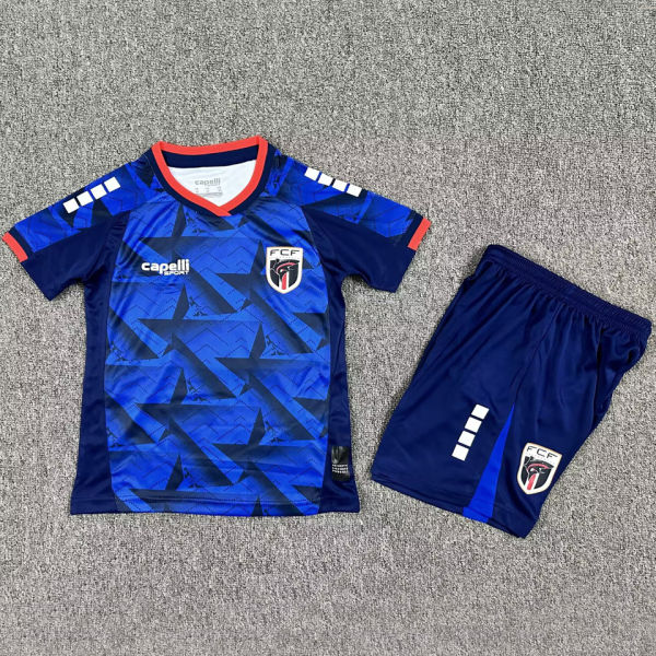 2026/27 Cabo Verde Home Blue Kids Soccer Jersey 佛得角
