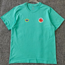 2026/27 Colombia Retro Style Pure Cotton T-Shirt 队微 红色