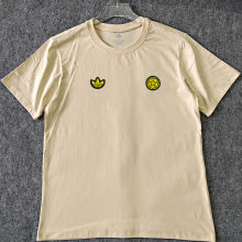 2026/27 Colombia Retro Style Pure Cotton T-Shirt 队微 黄色