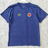 2026/27 Colombia Retro Style Pure Cotton T-Shirt 队微 红色