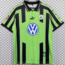 1999/2000 Wolfsburg Away Green Retro Jersey