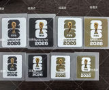 橡胶 儿童 FIFA WORLD CUP 2026 Rubber Kids Patch Right Patch 右臂章 白底黑字 (You can buy it alone OR tell us which jersey to print it on. )